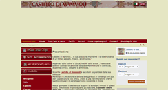 Desktop Screenshot of castellodimammoli.com